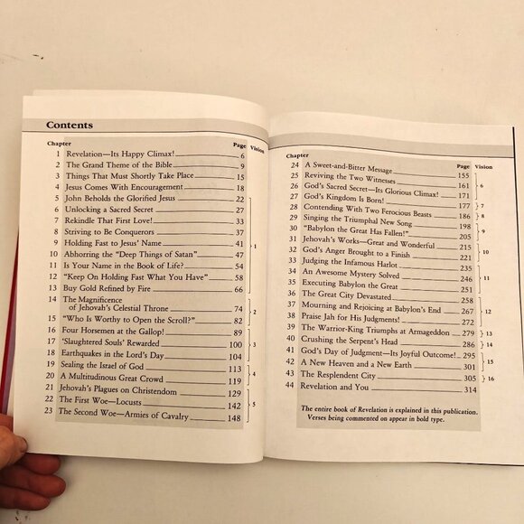 Revelation It's Grand Climax At Hand Vintage Hardcover Watchtower Bible 1988 - Picture 4 of 8